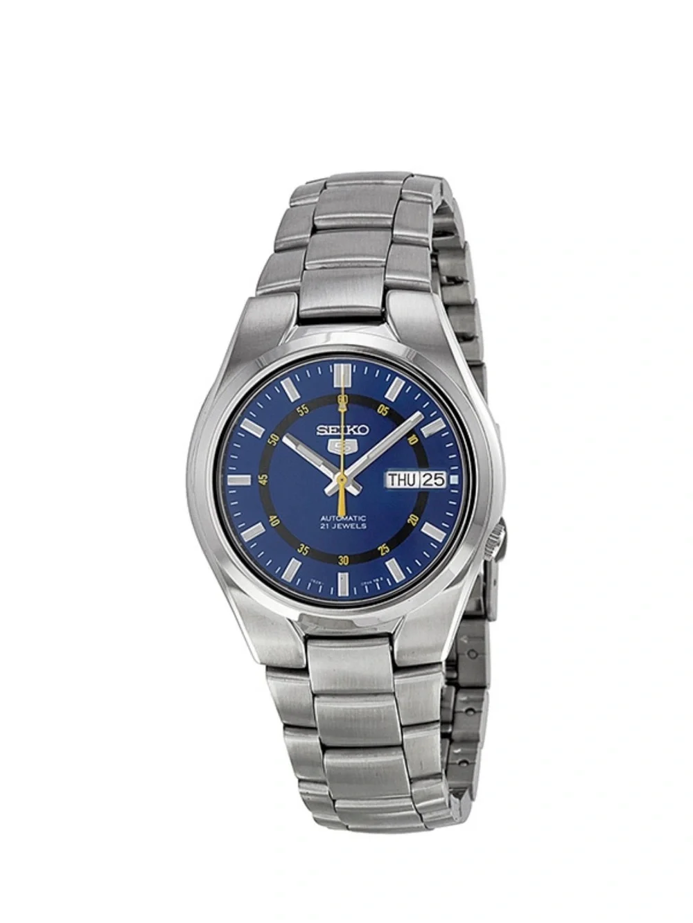 Seiko Automatic Blue Dial Stainless Steel Men's Watch